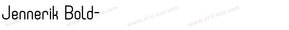Jennerik Bold字体转换